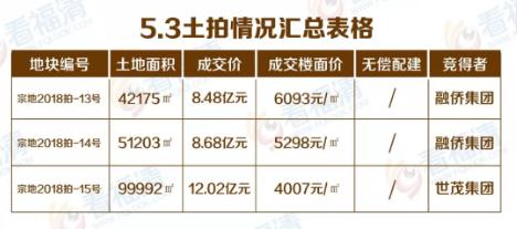 福清市2018年度第四次國有建設用地使用權公開拍賣大會_宗地2018拍-13號地塊競得者融僑集團_福清市房價走勢最新消息